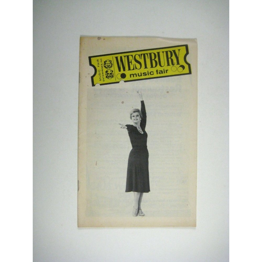 Gypsy Westbury Music Fair Program 1975 Angela Lansbury Robbins Julie Styne